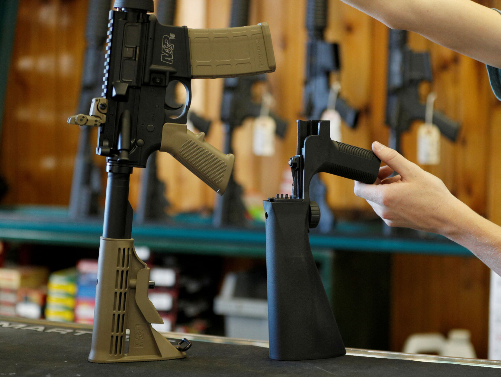 Supreme Court will rule on ban on rapid-fire gun bump stocks, used in the Las Vegas mass shooting